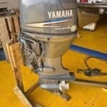 2002 Yamaha 50 HP 4-Stroke Remote Controls Outboard Motor