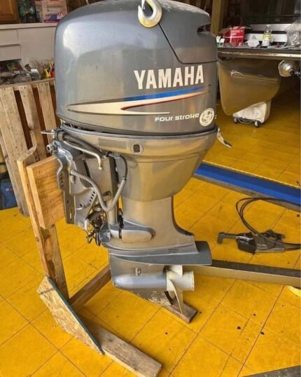 2002 Yamaha 50 HP 4-Stroke Remote Controls Outboard Motor