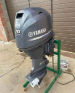 2014 Yamaha 70 HP 4-Stroke 20'' Shaft Remote Steer Power Tilt & Trim Outboard Motor