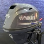 2019 Yamaha 25 HP 4-Stroke Short Shaft Tiller Outboard Motor
