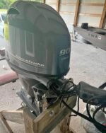 2021 Yamaha 90 HP 4-Stroke 20' Shaft Tiller Outboard Motor