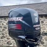 Used 135hp evinrude longshaft, remote control, electric star - Bill Higham Marine £3,499.00